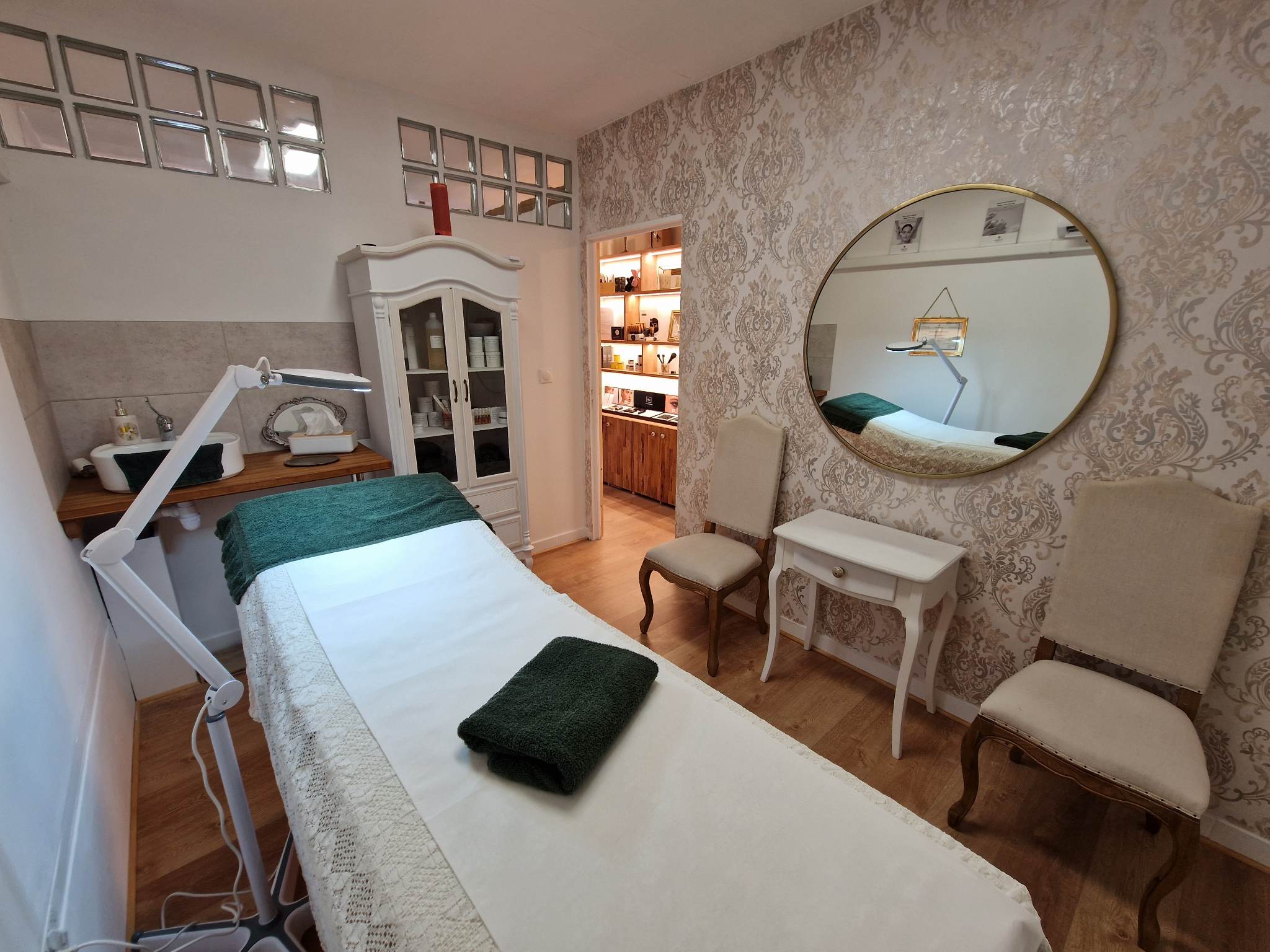 la cabine d'épilation